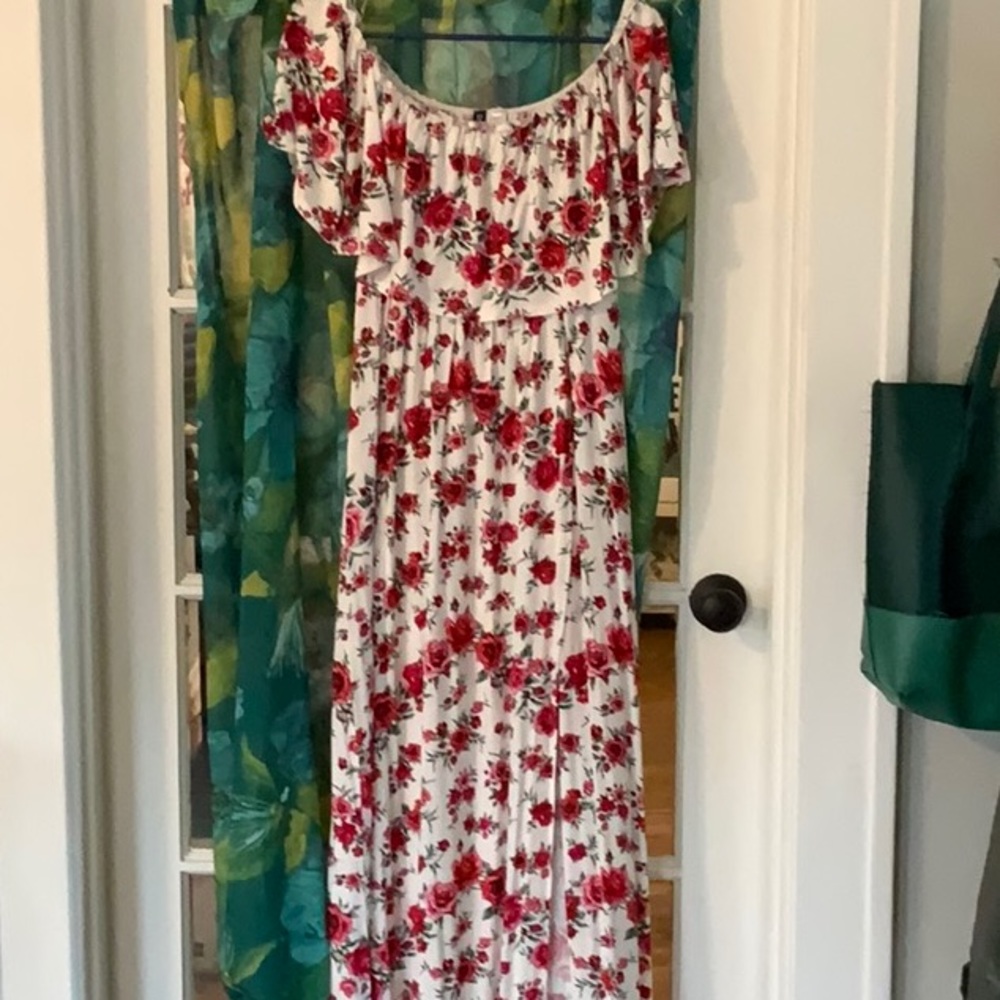 Rose Floral Dress